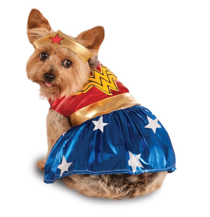 Rubies DC Comics: Wonder Woman Pet Costume for For Dogs or Cats by Rubies, Medium - Image 1